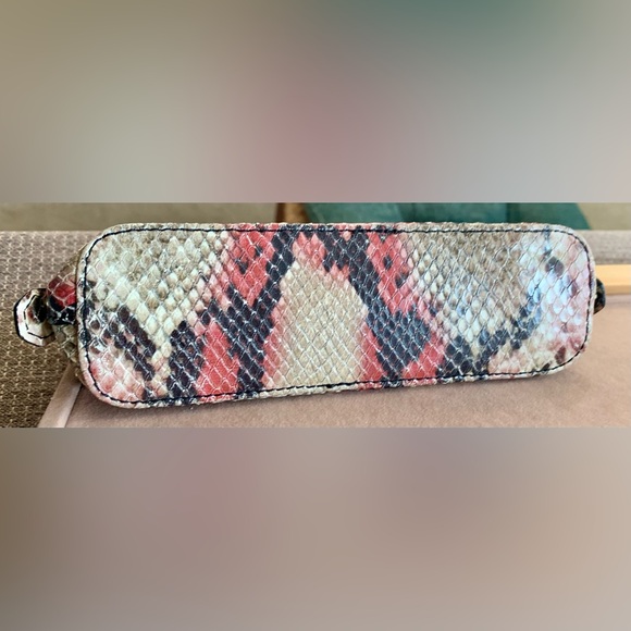 Brahmin snake print Tina makeup cosmetic bag - Picture 3 of 4